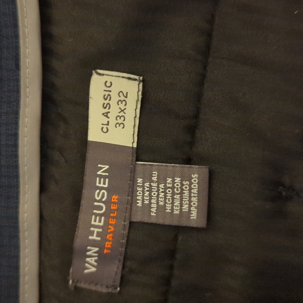 Van Heusen 33x32 classic fit dress slacks - Picture 2 of 6
